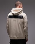 [AllSaints] AllSaints Redact hoodie in beige-Neutral M FEATHER TAUPE