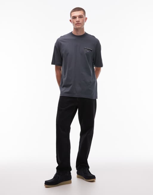 AllSaints - Redact - Mørkeblå T-shirt, 2 af 5