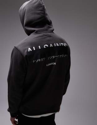 Allsaints Redact Oth Hoodie In Black