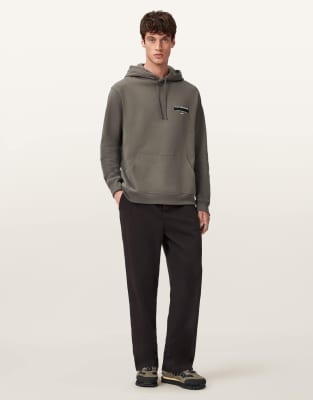 AllSaints Herren Kapuzenpullover „Bones Oth“ – Aus Bio-Baumwolle, Lässig & Bequem