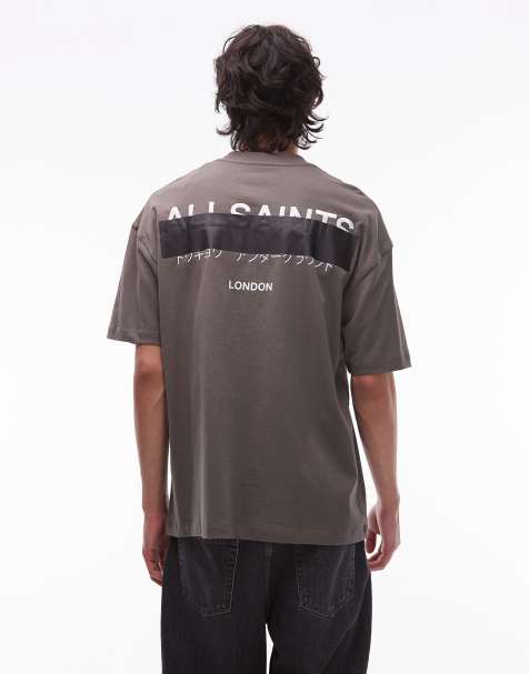 Allsaints redact t-shirt in khaki - view 1