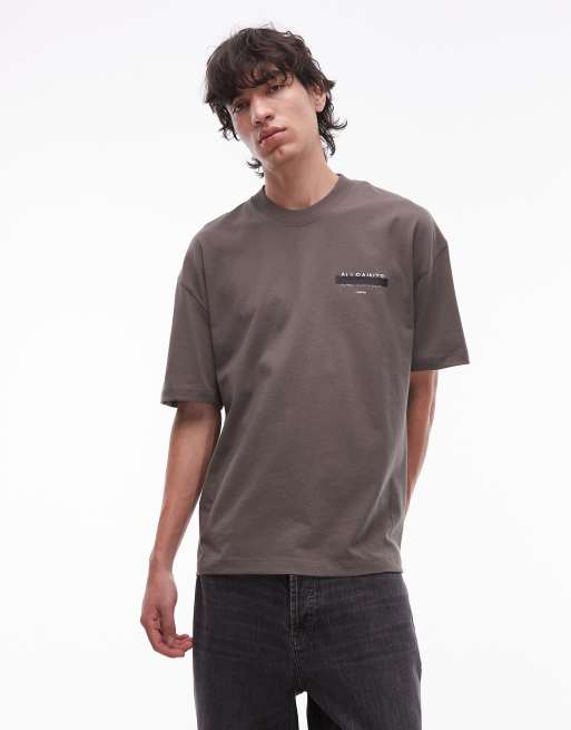 AllSaints - Redact - T-shirt - Kaki, 3 de 5