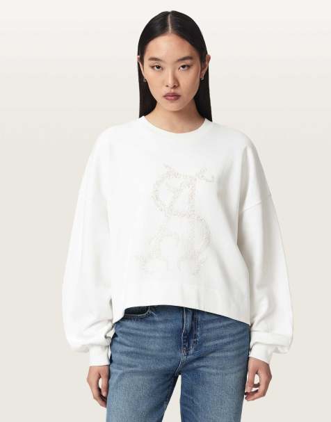 AllSaints - Reflex Lila - Sudadera blanco óptico - view 1