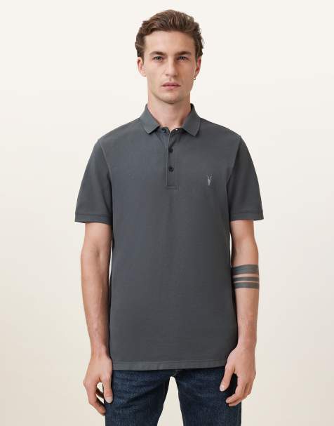 AllSaints - Reform - Polo à manches courtes - Gris machine - view 1