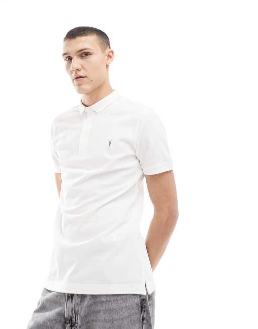 AllSaints - Reform - Poloshirt in wit