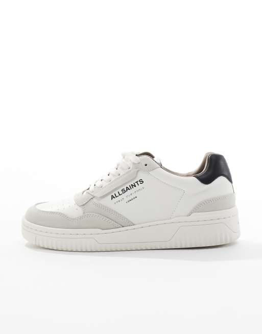 AllSaints - Regan - Baskets basses en cuir - Blanc, 2 de 5