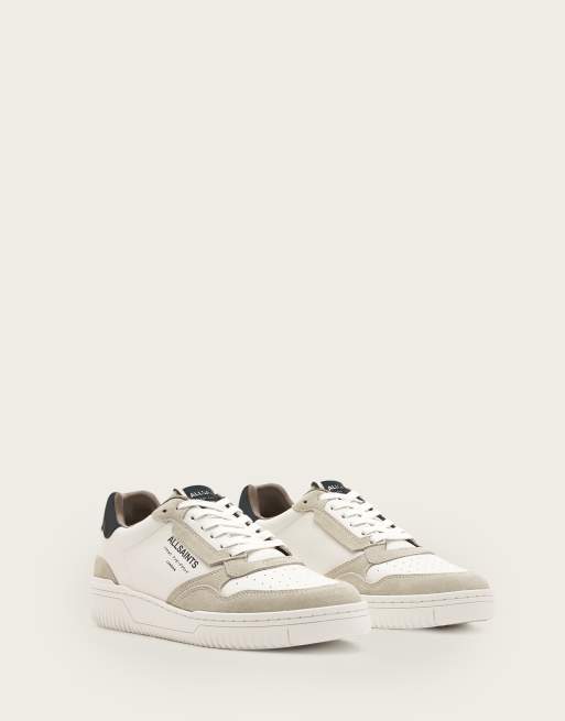 AllSaints - Regan - Hvide sneakers med lav top i læder med logo, 3 af 5