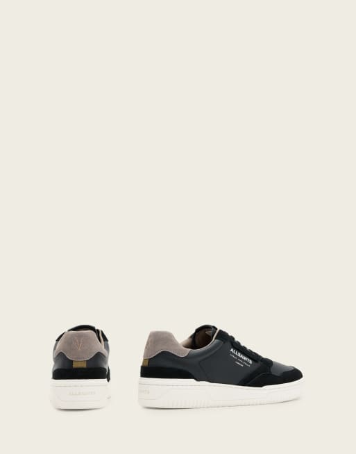 AllSaints - Regan - Lage leren sneakers met logo in zwart, 2 van 4