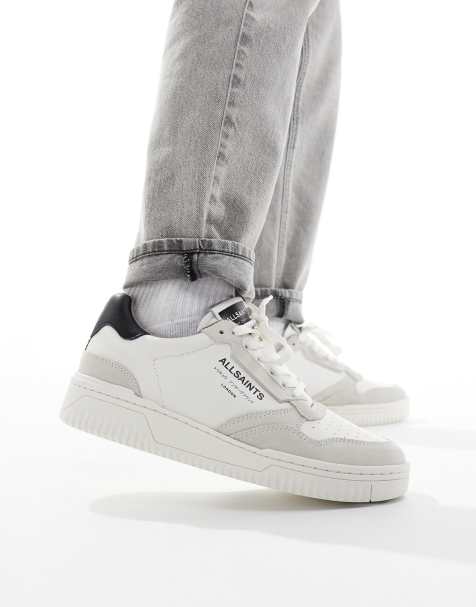 AllSaints - Regan - Leren sneakers in wit - view 1