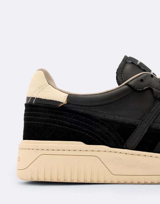 AllSaints Regan stripe in zwart/krijtwit, 4 van 6