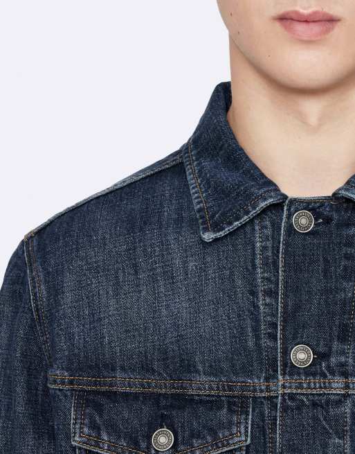 AllSaints Regular Trucker in Dunkelindigo, 5 von 6