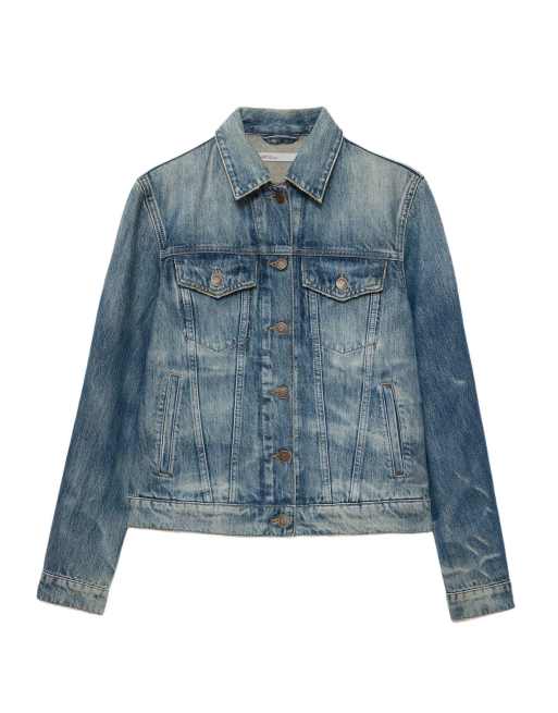 AllSaints Regular Trucker in heller Indigo-Waschung, 7 von 7
