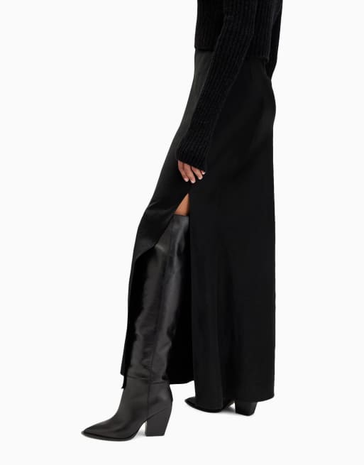 AllSaints - Reina - Laarzen in zwart
