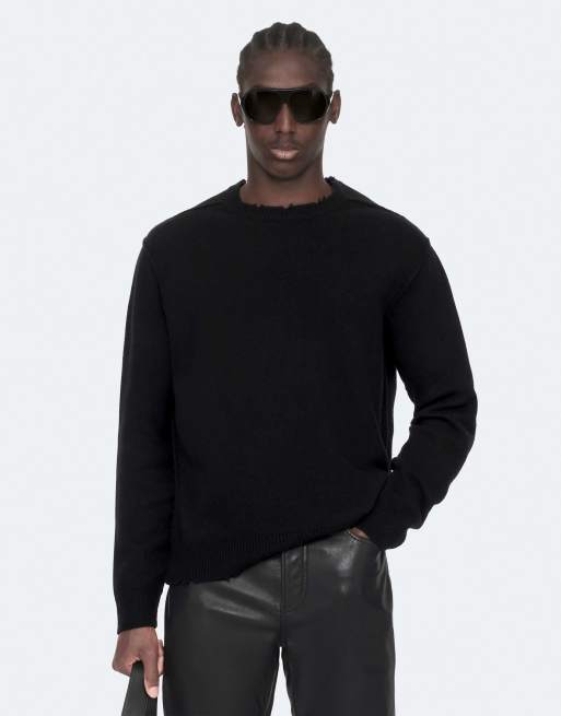 AllSaints Remus Sweatshirt in Schwarz, 4 von 6