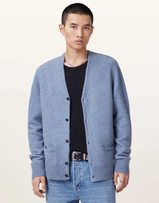 AllSaints - Renn - Vest in paarsblauw