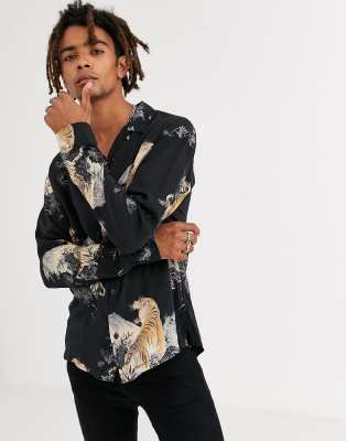 allsaints tiger shirt