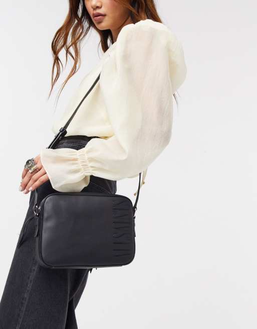 Small Leather Square Crossbody Bag