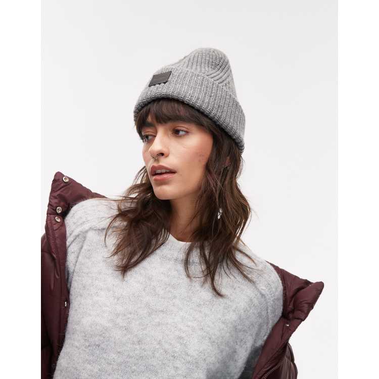 All Saints Beanie Hat Khaki Multi Wool Blend Outdoor Streetwear Winter Fall Logo All Saints | Accessories | All Saints White Bucket Hat  main image 4