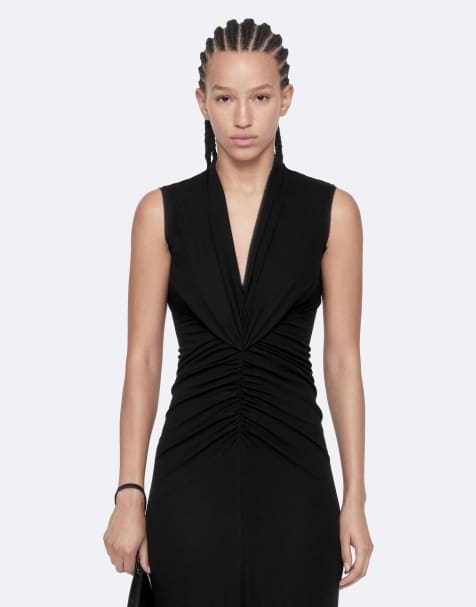 AllSaints robe Dariya noire - view 1