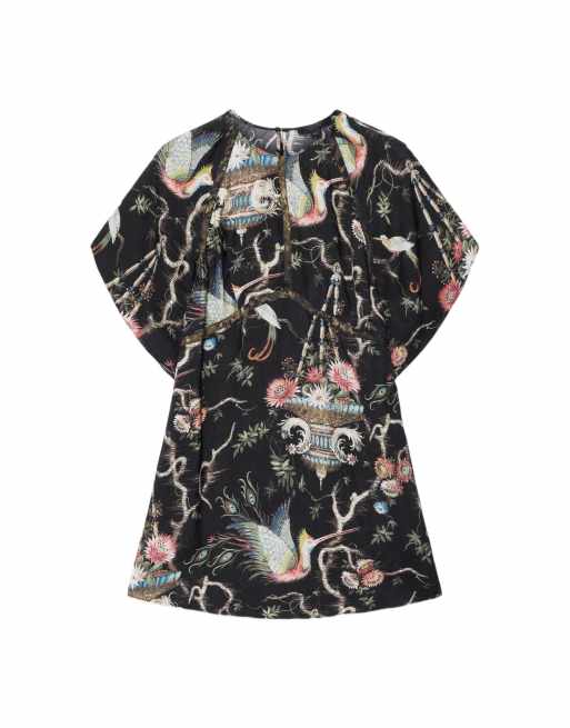 AllSaints robe Xena en noir taravao, 2 de 6