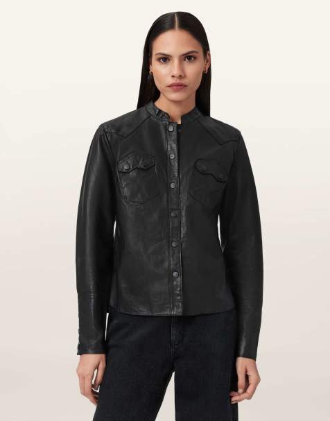 AllSaints – Rock – Hemdbluse in Schwarz - view 1