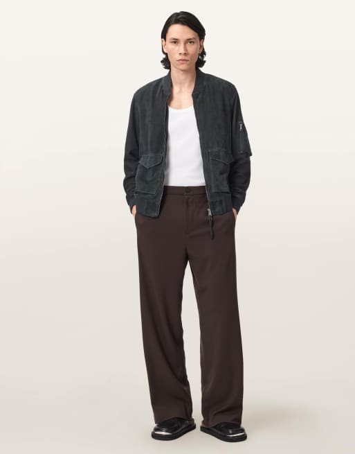 AllSaints - Rokko - Bomber - Bleu marine, 5 de 7