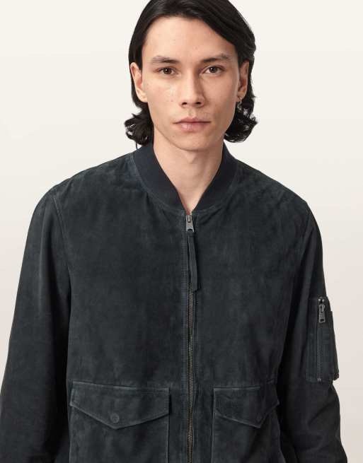 AllSaints - Rokko - Bomberjack in marineblauw, 6 van 7
