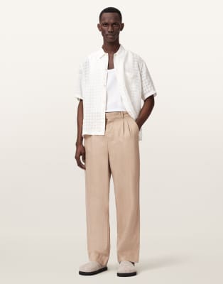 AllSaints Roland tailored pants in beige beige 38890₽