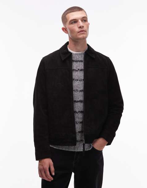 AllSaints – Rone – Svart jacka i mocka - view 1