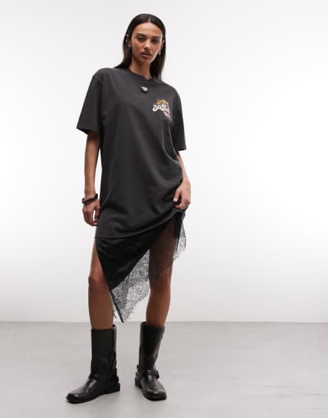 princess polly baby blue dress T-Shirt Dresses | Black & Oversized T-Shirt Dresses