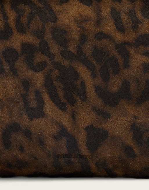 AllSaints - Rosalie Leppo - Crossbody-tas in luipaardbruin, 3 van 6