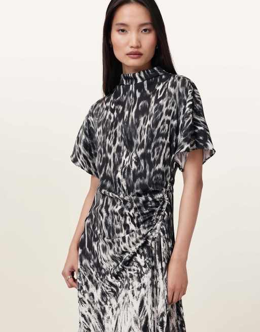 AllSaints - Rosie - Jurk in harmonieus zwart, 2 van 7