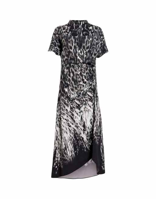 AllSaints - Rosie - Jurk in harmonieus zwart, 7 van 7