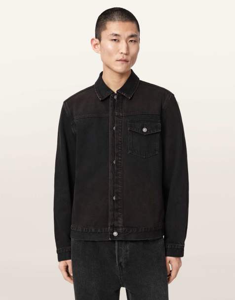AllSaints - Roth - Veste en jean - Marron surteint - view 1