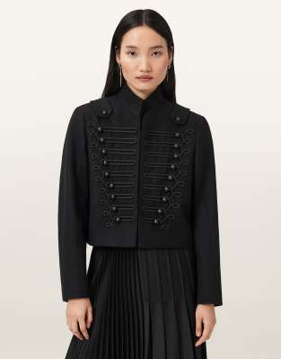 AllSaints - Rummy - Jacke in Schwarz