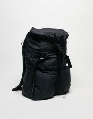 AllSaints hiking backpack in black - ASOS Price Checker