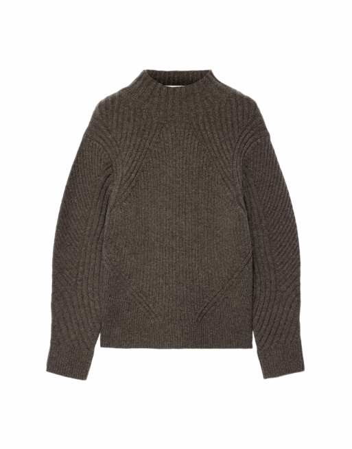 AllSaints Sadie trui in lichtbruin, 5 van 6