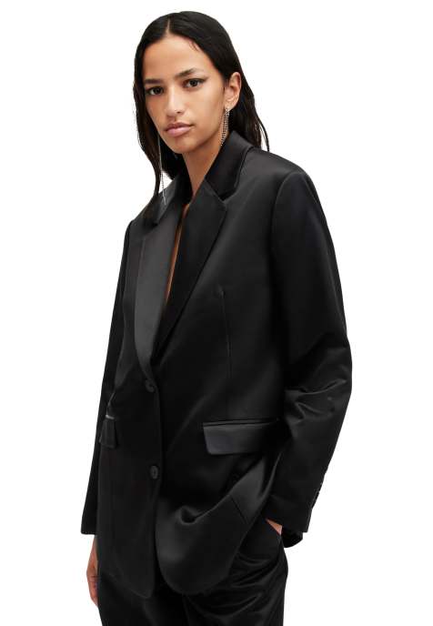 AllSaints Sae blazer in black - view 1