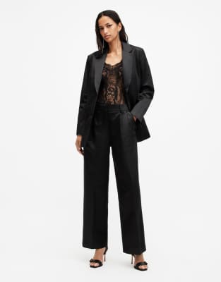 Allsaints Sae Trousers In Black - Asos Trousers New In 1st November 2024