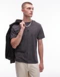 [AllSaints] AllSaints saka t-shirt in washed black M washed black