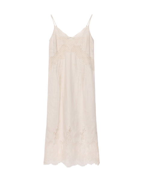 AllSaints - Samia - Robe - Blanc champagne - view 1