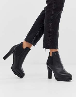 AllSaints Sarris heeled leather boots 