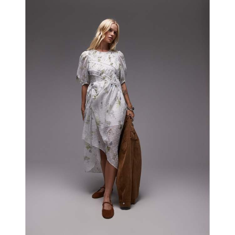 AllSaints Serene dress in lace ecru/white | ASOS
