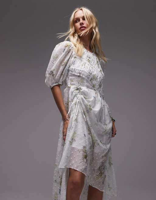 Allsaints serene dress in laci ecru white ASOS