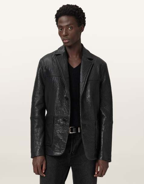 AllSaints – Shadwell – Blazer in Schwarz - view 1