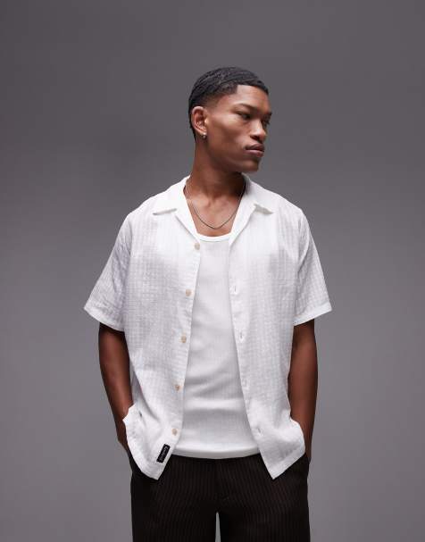 Allsaints shaw shirt in white - view 1