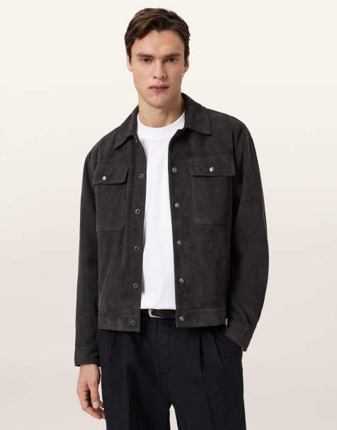AllSaints - Shelton - Jack in zwart met wassing - view 1
