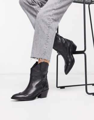 all saints black boots