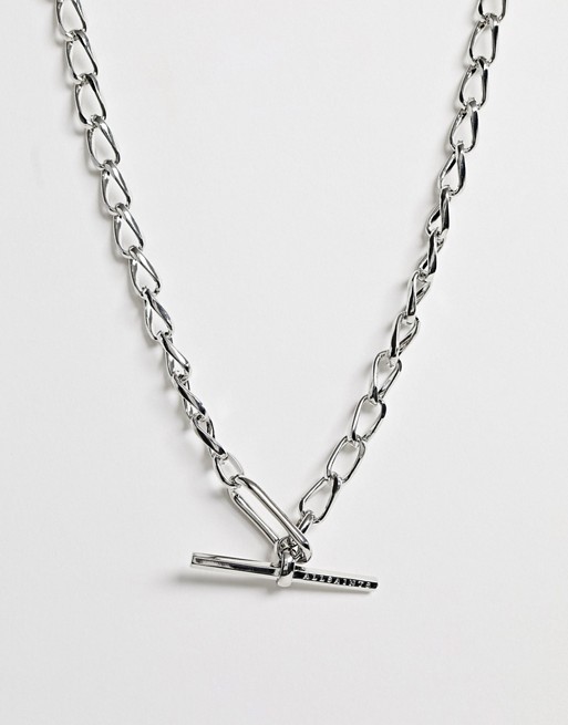 AllSaints short toggle chain necklace