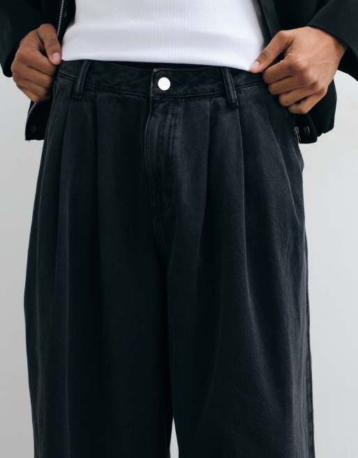 AllSaints Sid opsmøgede denimjeans i mørkeblå vask, 2 af 5
